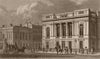 Pall Mall East (Rhodes) & University Club House (Wilkins). London. SHEPHERD 1828
