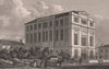 CAMDEN ROAD. Buildings, Highfield. London. SHEPHERD 1828 old antique print