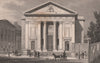FINSBURY CIRCUS. St Mary Moorfields (now Moorgate station). SHEPHERD 1828