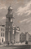 LISSON GROVE Chapel of Ease, Stafford St/Christ Church, Cosway St. SHEPHERD 1828
