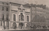 PICCADILLY. Egyptian Hall (Robinson). London. SHEPHERD 1828 old antique print