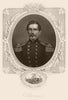 AMERICAN CIVIL WAR. Portrait of General Beauregard 1864 old antique print
