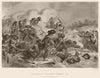 AMERICAN CIVIL WAR. Battle at Wilson's Creek. General Lyon's death.Missouri 1864
