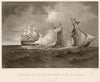 AMERICAN CIVIL WAR. The Privateer Petrel destroyed by the St. Lawrence 1864