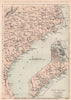 US CIVIL WAR. Atlantic Coast Virginia-Florida; Charleston-Savannah 1864 map