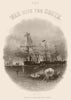 AMERICAN CIVIL WAR. Mobile Bay, Alabama 1864 old antique vintage print picture