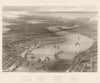 US CIVIL WAR. New Orleans, Louisiana & environs 1864 old antique print picture