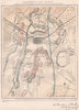 AMERICAN CIVIL WAR. Map of Gettysburg and its vicinity. Pennsylvania 1864
