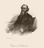 AMERICAN CIVIL WAR. Portrait of Edwin M. Stanton 1864 old antique print
