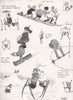 HEATH ROBINSON. Ski Vagaries in Switzerland 1973 old vintage print picture