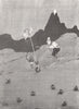 HEATH ROBINSON. Making own Snow in Switzerland. Skiing 1973 old vintage print
