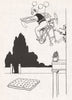 HEATH ROBINSON. The Aero-Widow. Aviation 1973 old vintage print picture