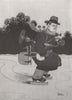 HEATH ROBINSON. Self-Propelled skating gadget. Ice skating 1973 old print