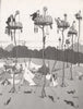HEATH ROBINSON. Trapping the Polecat 1973 old vintage print picture