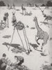 HEATH ROBINSON. Decoying the Giraffe 1973 old vintage print picture