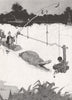 HEATH ROBINSON. Filming the Crocodile 1973 old vintage print picture