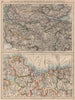 SCOTTISH  & IRISH CITIES. Edinburgh Glasgow Dublin Belfast environs 1897 map