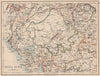 BRITISH INDIA NW. Rajputana (Rajasthan) Sindh Gujarat Malwa. JOHNSTON 1897 map