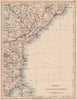 BRITISH INDIA SE.Madras Karnatak. French Karikal Pondicherry.JOHNSTON 1897 map