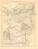 AFGHANISTAN & BALUCHISTAN. Kabul.British Baluchistan.Pakistan 1897 old map