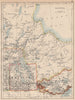 MANITOBA. Winnipeg Canadian Pacific Railroad Keewatin Canada.JOHNSTON 1897 map