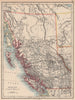 BRITISH COLUMBIA. Province map. Railroads. Vancouver island. JOHNSTON 1897