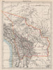 BOLIVIA. includes Acre, lost to Brazil in 1899-1903 war. JOHNSTON 1897 old map