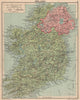SECOND WORLD WAR. Ireland in 1940. World War 2 1940 old vintage map plan chart