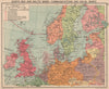 SECOND WORLD WAR. Baltic & North sea. Minefields & Naval Bases. Poland 1940 map