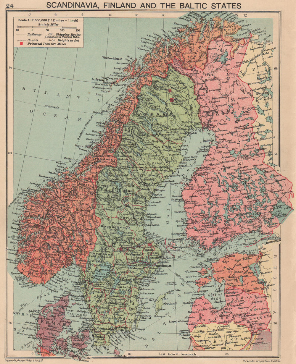 WORLD WAR TWO. Russo-Finland borders pre Winter War. Hango 1940 old map