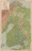 RUSSO-FINNISH WINTER WAR. Mannerheim line. Russian attacks. WW2 1940 old map