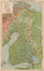 RUSSO-FINNISH WINTER WAR. Mannerheim line. Russian attacks. WW2 1940 old map