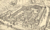 MEDIEVAL LONDON. The Tower of London (from the south) 1923 old antique print