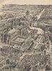 MEDIEVAL LONDON. Aldgate (from the west). Whitechapel Road 1923 old print