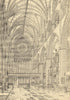 MEDIEVAL LONDON. Old St. Paul's Cathedral. The east end 1923 antique print