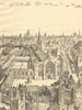 MEDIEVAL LONDON. Newgate street (from the west). Grey Friar's church 1923