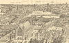MEDIEVAL LONDON. Ely Place (from the west). Clerkenwell. Smithfield 1923 print
