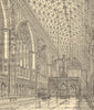 MEDIEVAL LONDON. Westminster. St. Stephen's Chapel 1923 old antique print