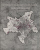MANCHESTER PLAN 1945. Existing Industrial Areas 1945 old vintage map chart