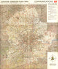 GREATER LONDON PLAN. Motorways arterial ringways roads M25.ABERCROMBIE 1944 map