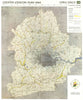 GREATER LONDON PLAN. Open Space Footpath system. ABERCROMBIE 1944 old map