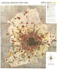 GREATER LONDON PLAN. Open Space system. Green belt. Parks. ABERCROMBIE 1944 map