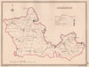 BERKSHIRE antique county map by CREIGHTON/WALKER. Electoral 1835 old