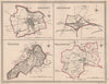 BERKSHIRE TOWNS. Reading Abingdon Windsor Wallingford.CREIGHTON/WALKER 1835 map