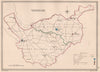 CHESHIRE antique county map by CREIGHTON/WALKER. Electoral 1835 old