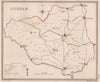 COUNTY DURHAM antique county map by CREIGHTON/WALKER. Electoral 1835 old