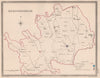HERTFORDSHIRE antique county map by CREIGHTON/WALKER. Electoral 1835 old