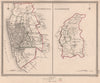 LIVERPOOL & Clitheroe borough town plans. Lancashire. CREIGHTON/WALKER 1835 map