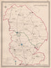 LINCOLNSHIRE antique county map by CREIGHTON/WALKER. Electoral 1835 old