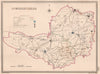 SOMERSETSHIRE antique county map by CREIGHTON/WALKER. Electoral 1835 old